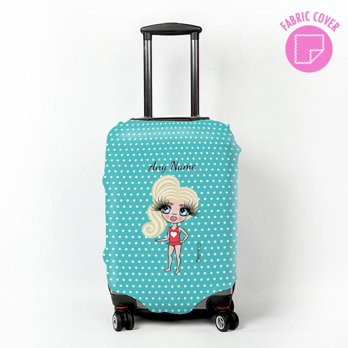 ClaireaBella Girls Polka Dot Suitcase Cover