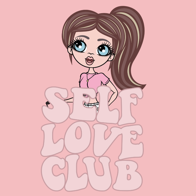 ClaireaBella Self Love Club Sweatshirt - Pink - Image 5