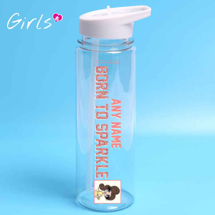 ClaireaBella Girls Sparkle Water Bottle