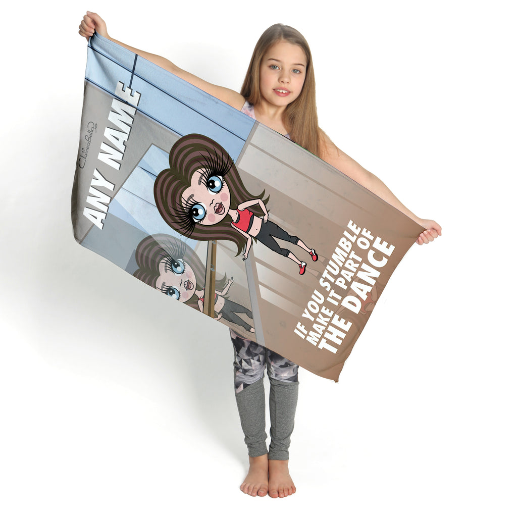 ClaireaBella Girls If You Stumble Gym Towel - Image 2