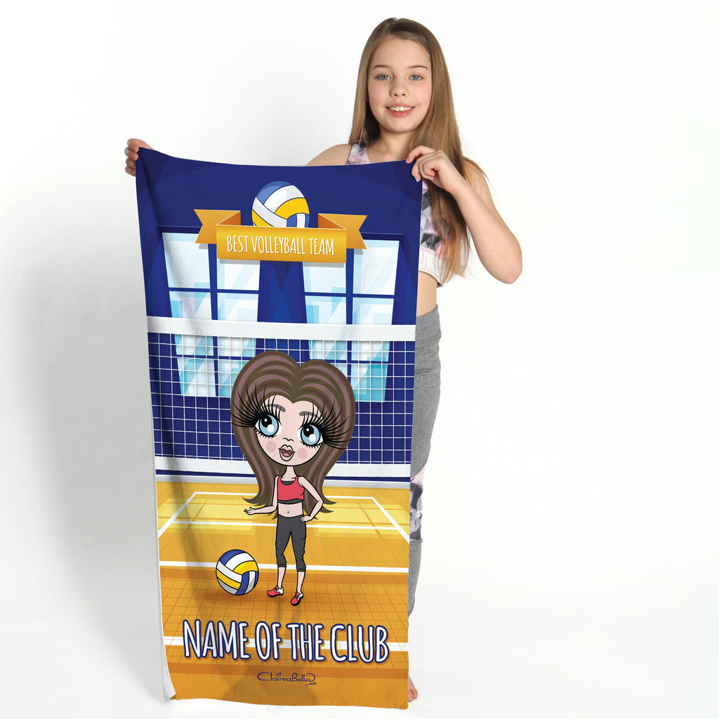 ClaireaBella Girls Volleyball Gym Towel - Image 1