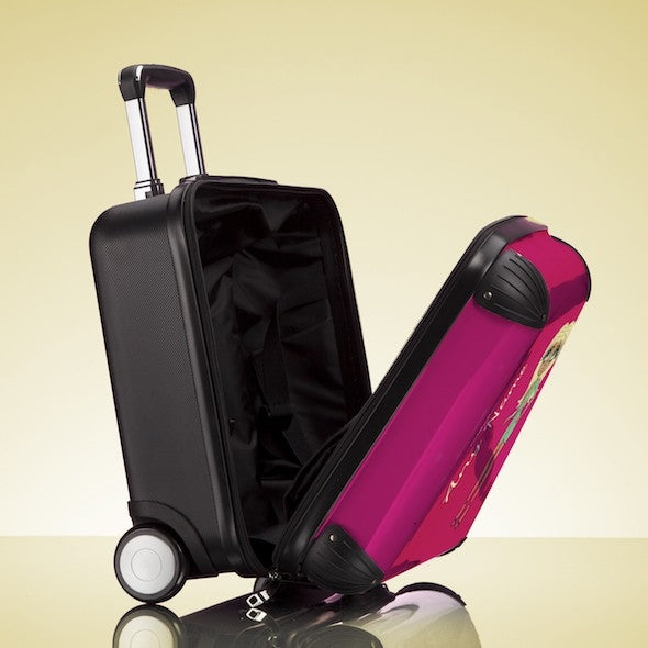 ClaireaBella Girls Hot Pink Weekend Suitcase - Image 6