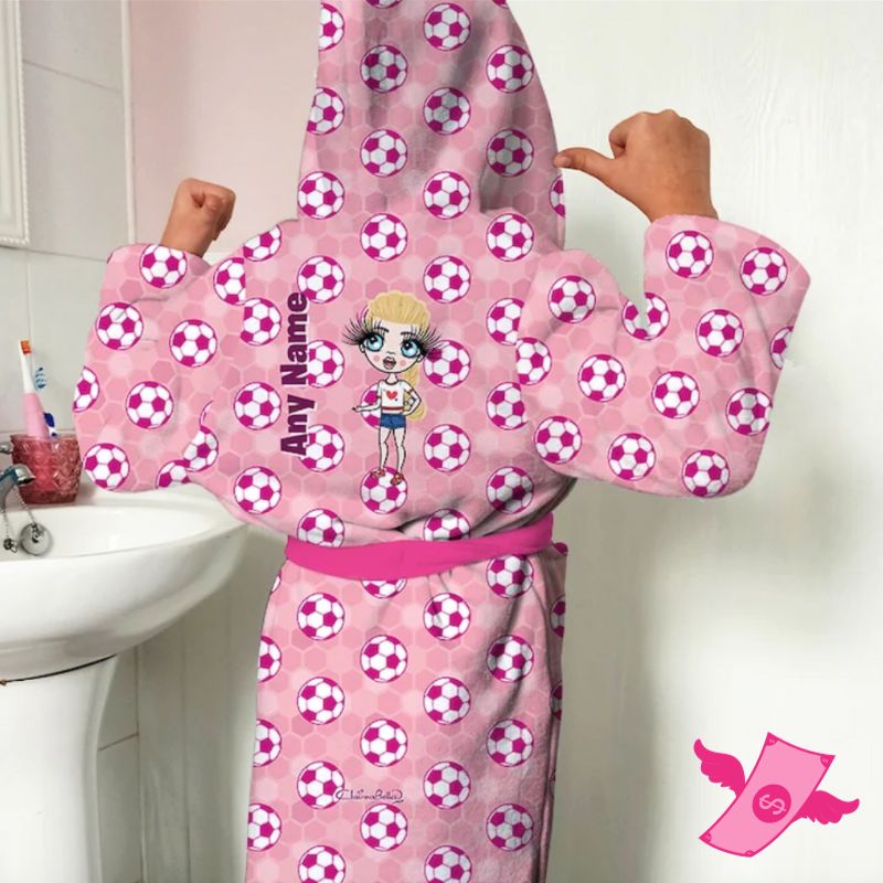 ClaireaBella Girls Football Dressing Gown