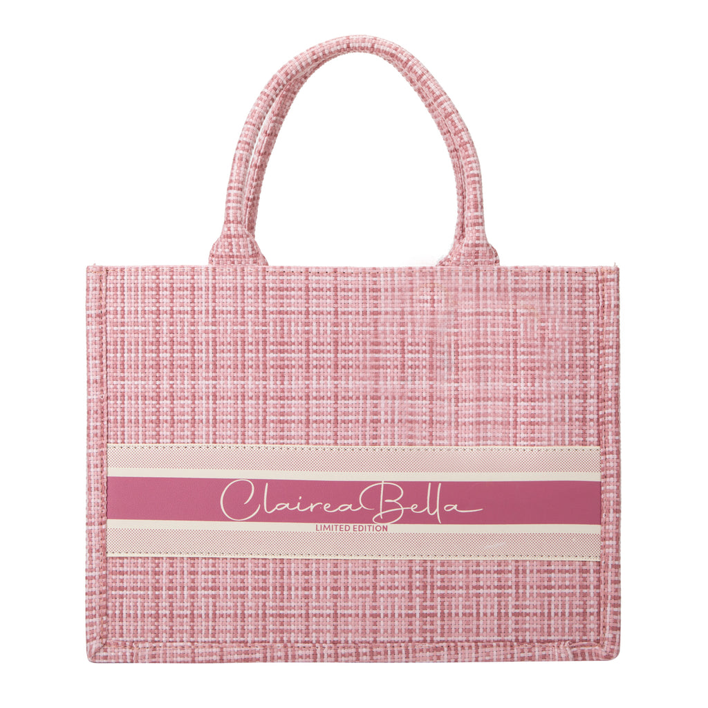 ClaireaBella Personalised LUX Classic Pink Tote Bag
