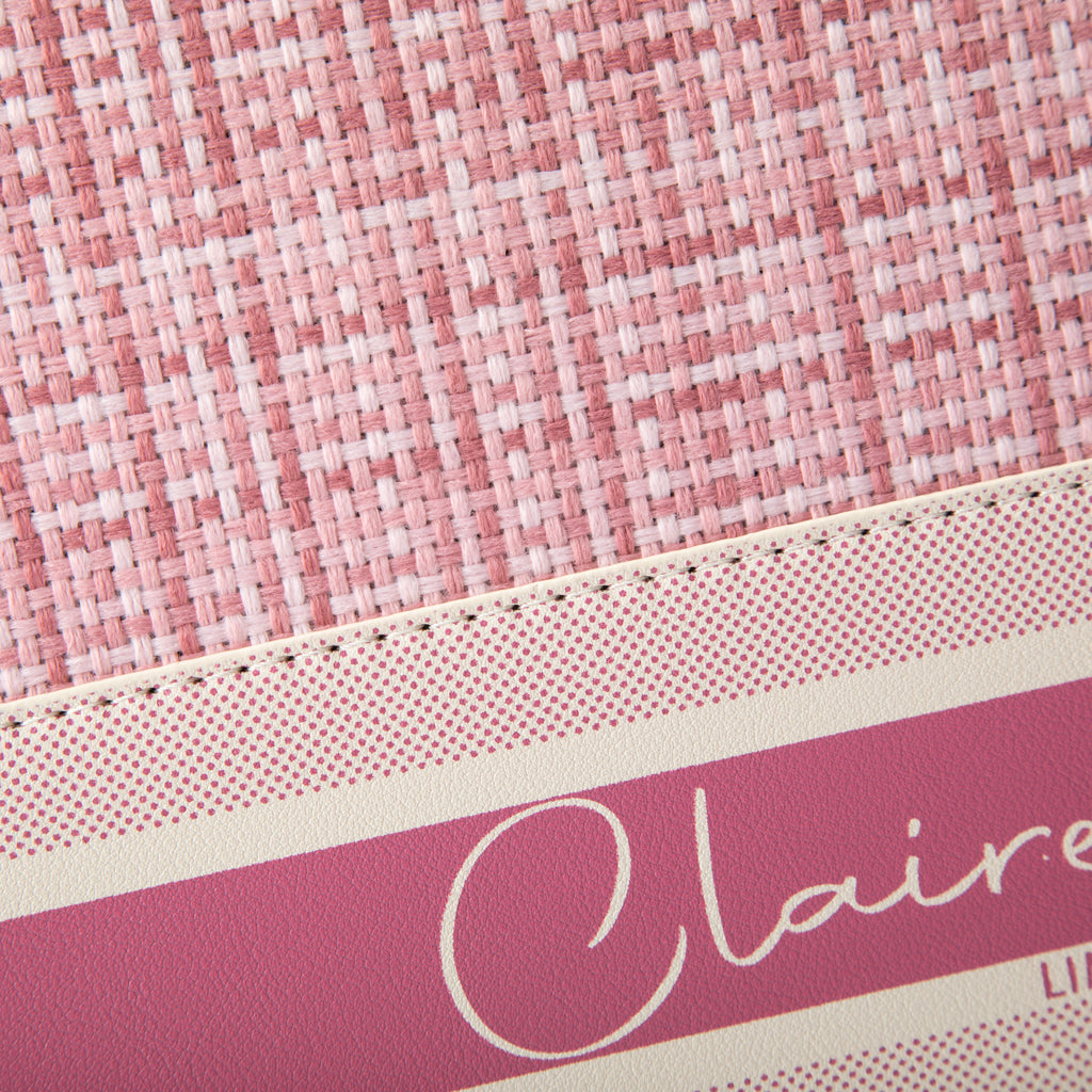 ClaireaBella Personalised LUX Classic Pink Tote Bag