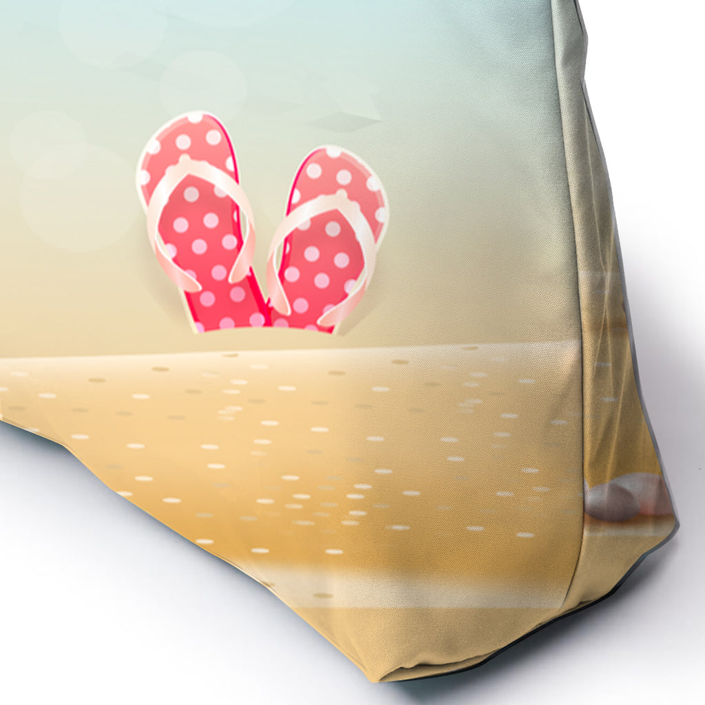 Personalised Beach Print Beach Bag