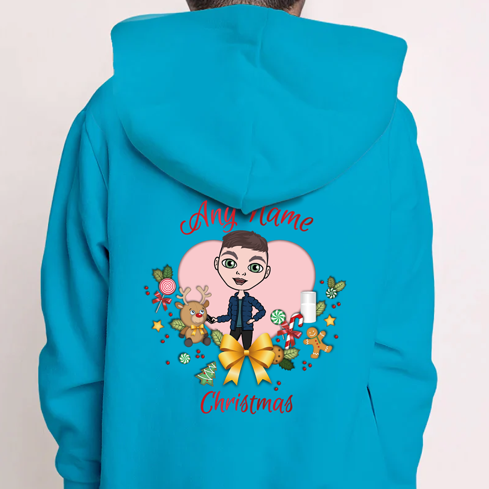 Jnr Boys Christmas Heart Onesie