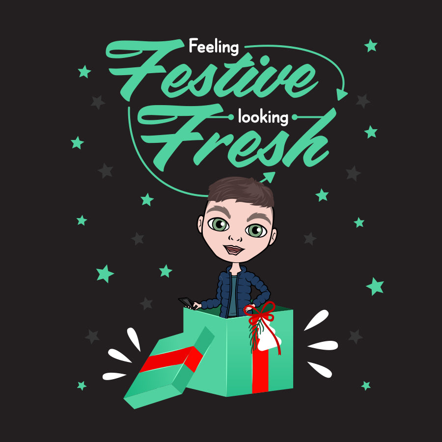 Jnr Boys Feeling Festive Christmas Jumper