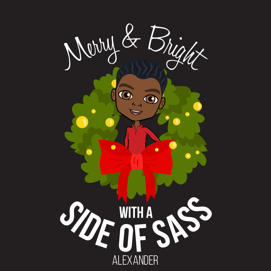 Jnr Boys Side Of Sass Christmas Jumper