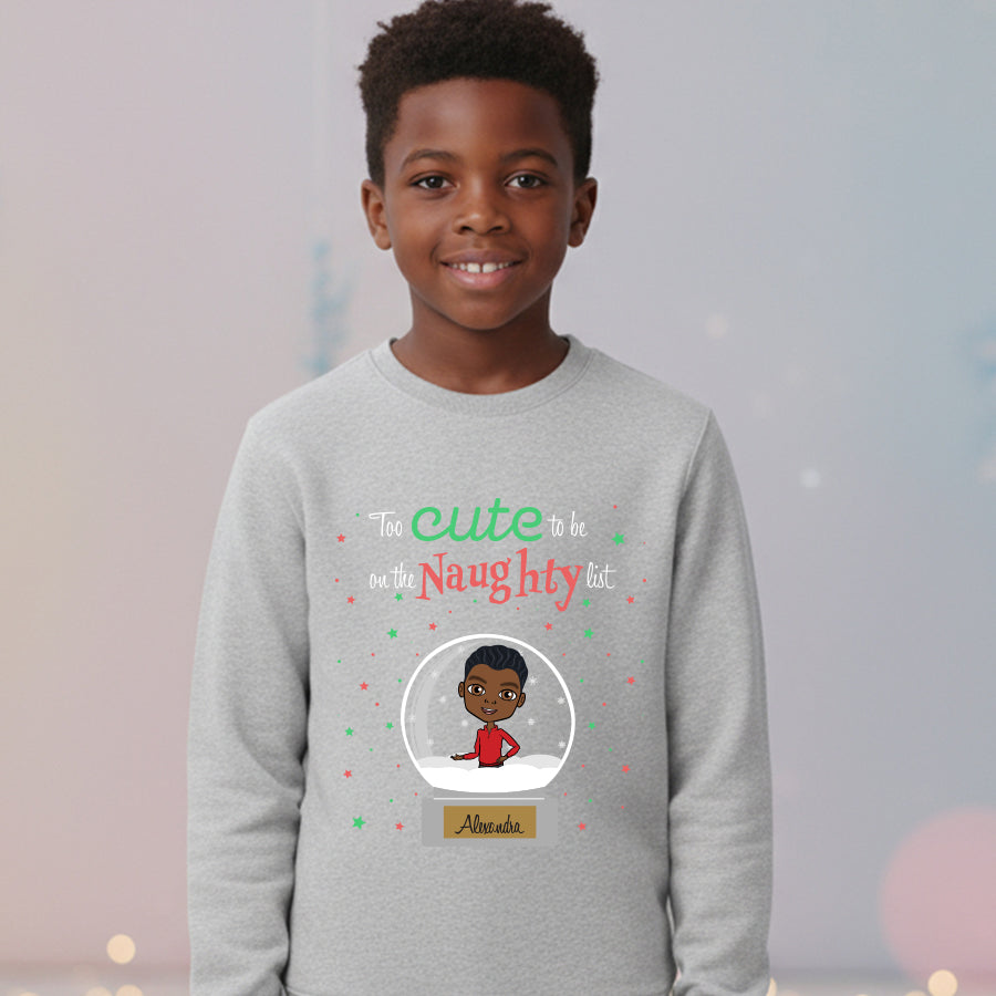 Jnr Boys Too Cute Christmas Jumper