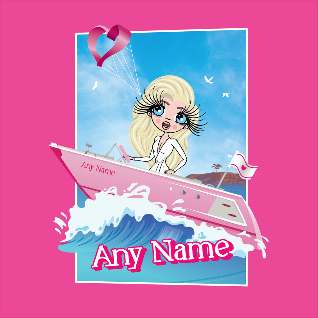 ClaireaBella Personalised Pink Pleasure Cruise Onesie