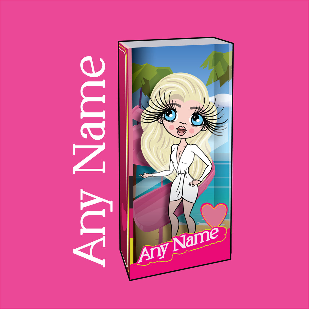 ClaireaBella Personalised Pink Doll Onesie