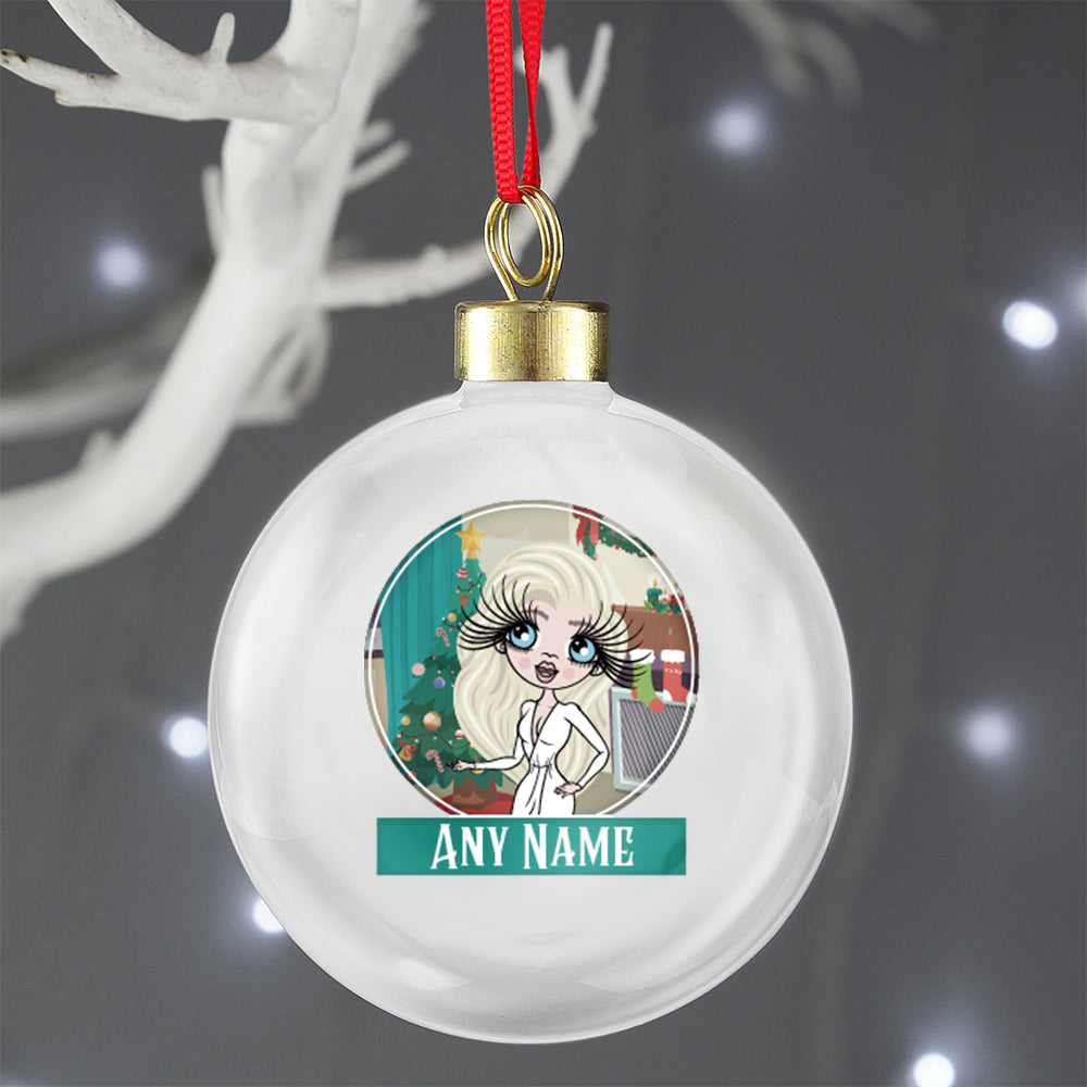 ClaireaBella Christmas Tree Personalised Shatterproof Bauble