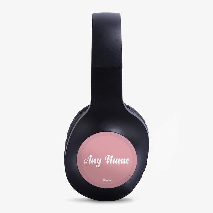 ClaireaBella Pink Personalised Wireless Headphones