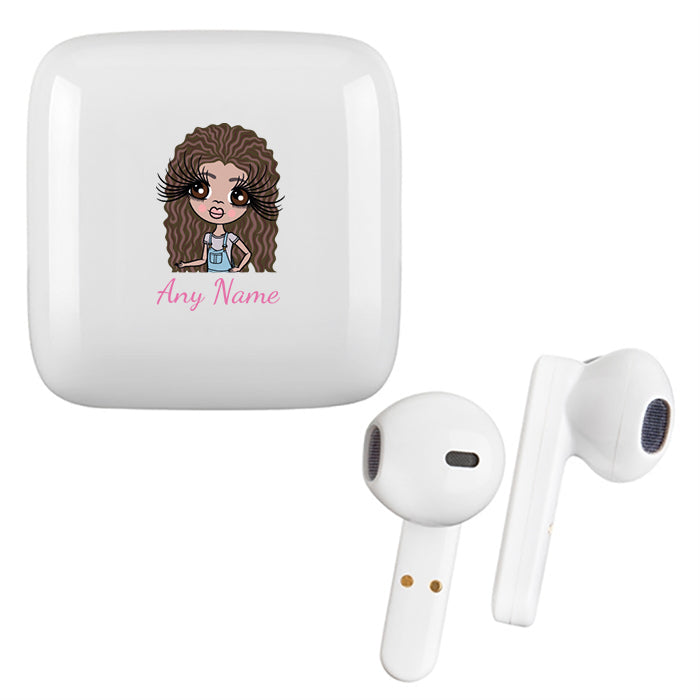 ClaireaBella Girls Personalised Wireless Touch Earphones