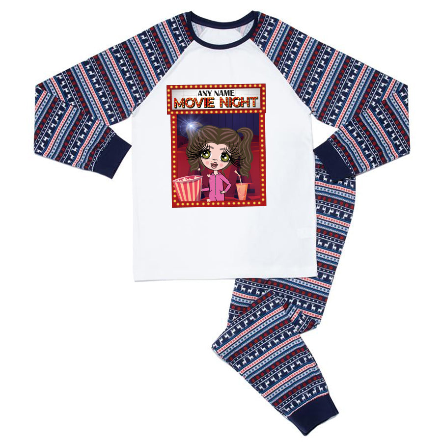 ClaireaBella Personalised Movie Night Pyjamas