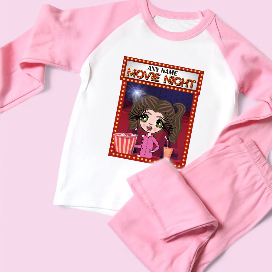 ClaireaBella Personalised Movie Night Pyjamas