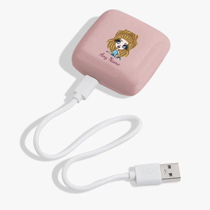 ClaireaBella Girls Limited Edition Pink Wireless Touch Earphones