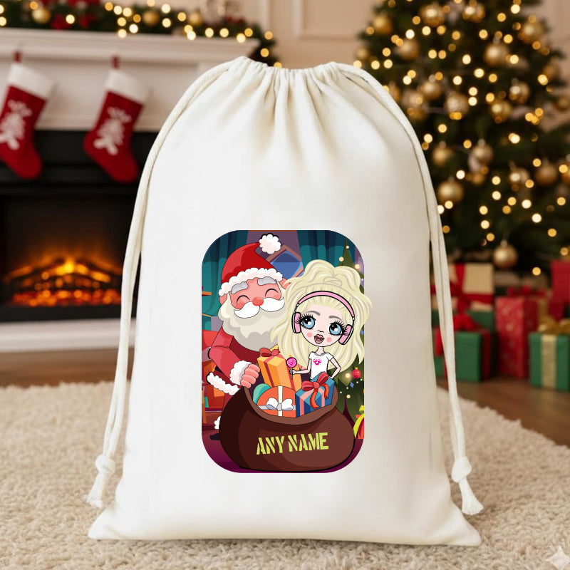 ClaireaBella Girls Personalised Special Package Christmas Sack