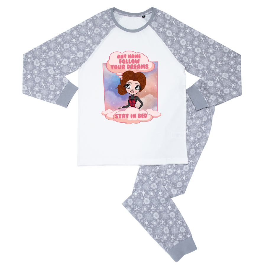 ClaireaBella Personalised Follow Your Dreams Pyjamas