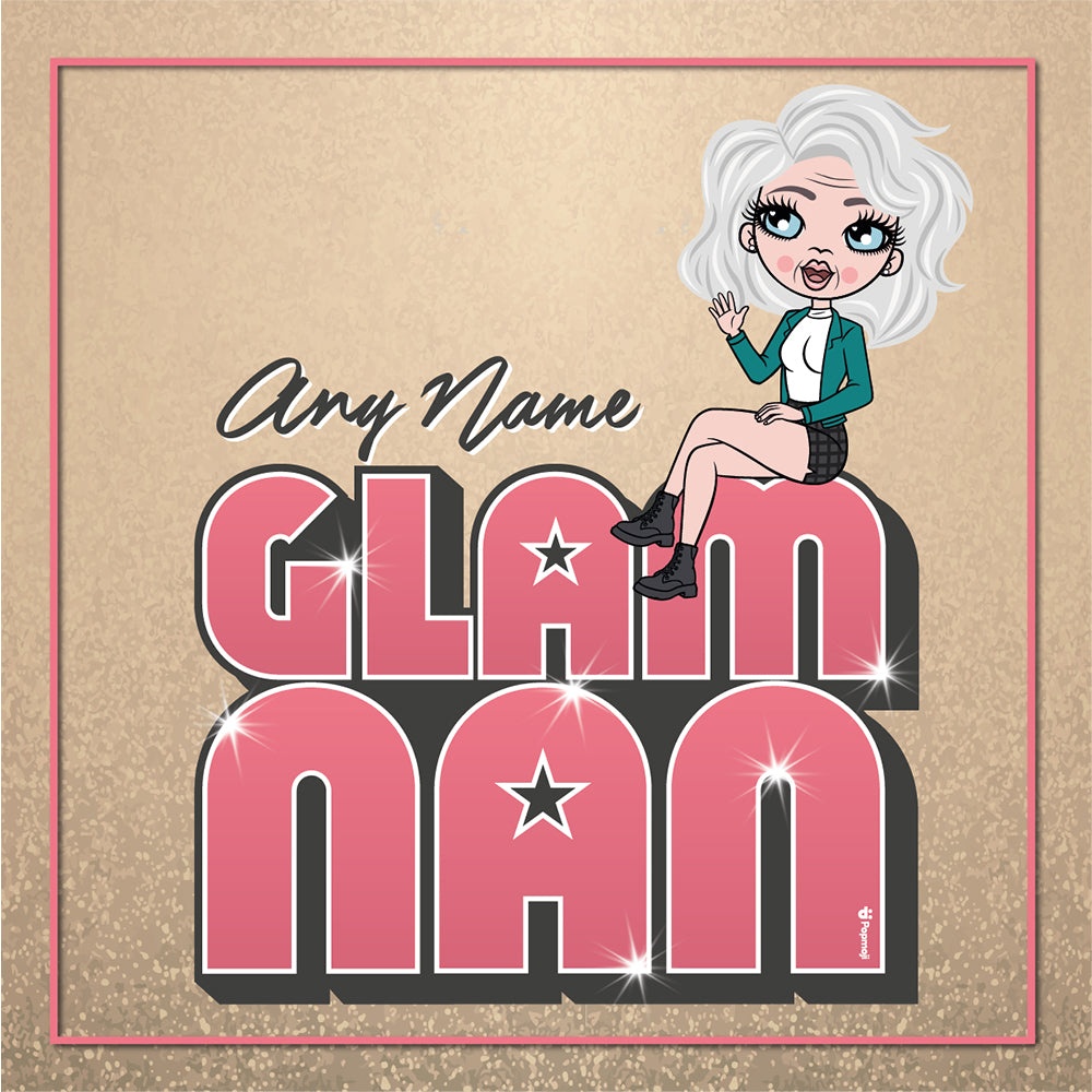 ClaireaBella Glam Nan Personalised Framed Print