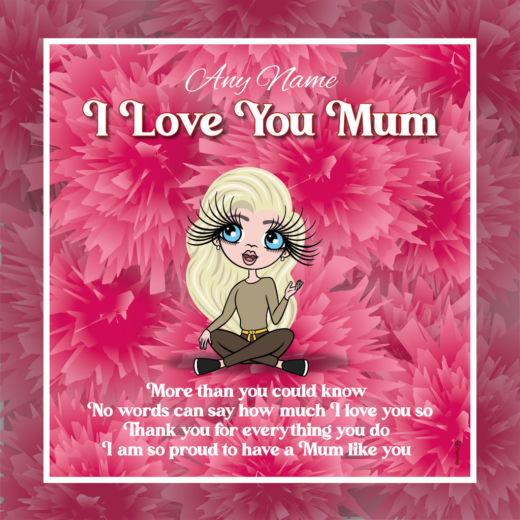 ClaireaBella Thank You Mum Personalised Framed Print
