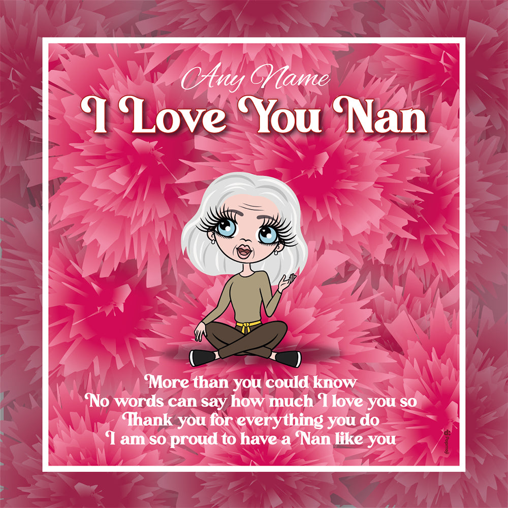 ClaireaBella Thank You Nan Personalised Framed Print