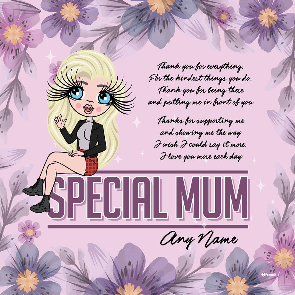 ClaireaBella Special Mum Personalised Framed Print