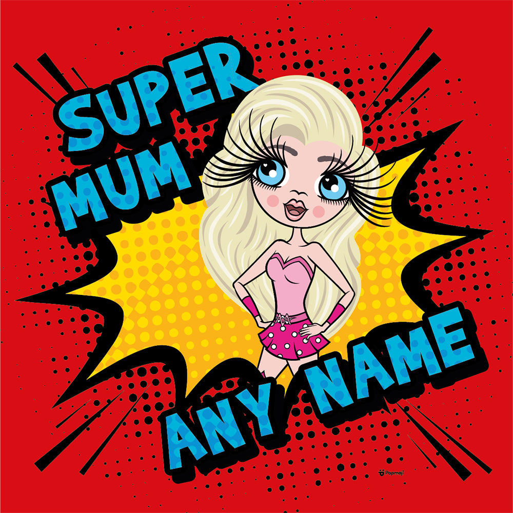 ClaireaBella Super Mum Personalised Framed Print