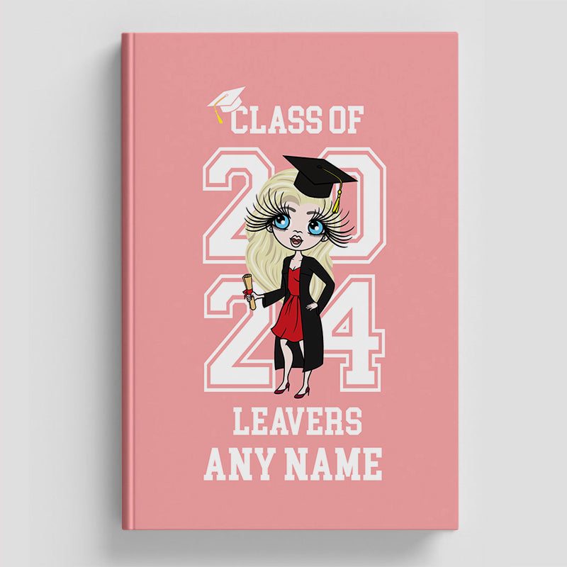 ClaireaBella Pink Leavers Book
