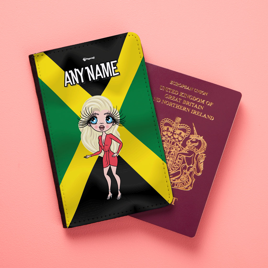 ClaireaBella Jamaican Flag Passport Cover