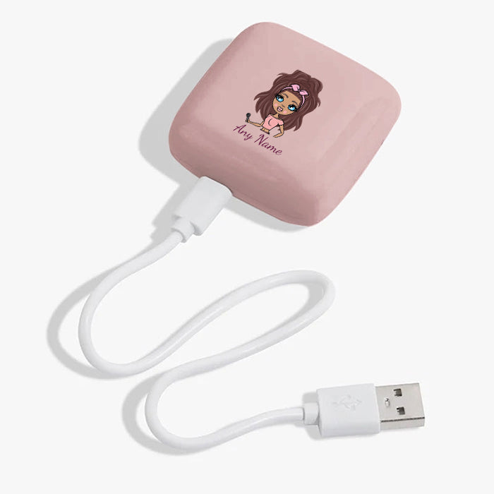 Claireabella Limited Edition Pink Wireless Touch Earphones