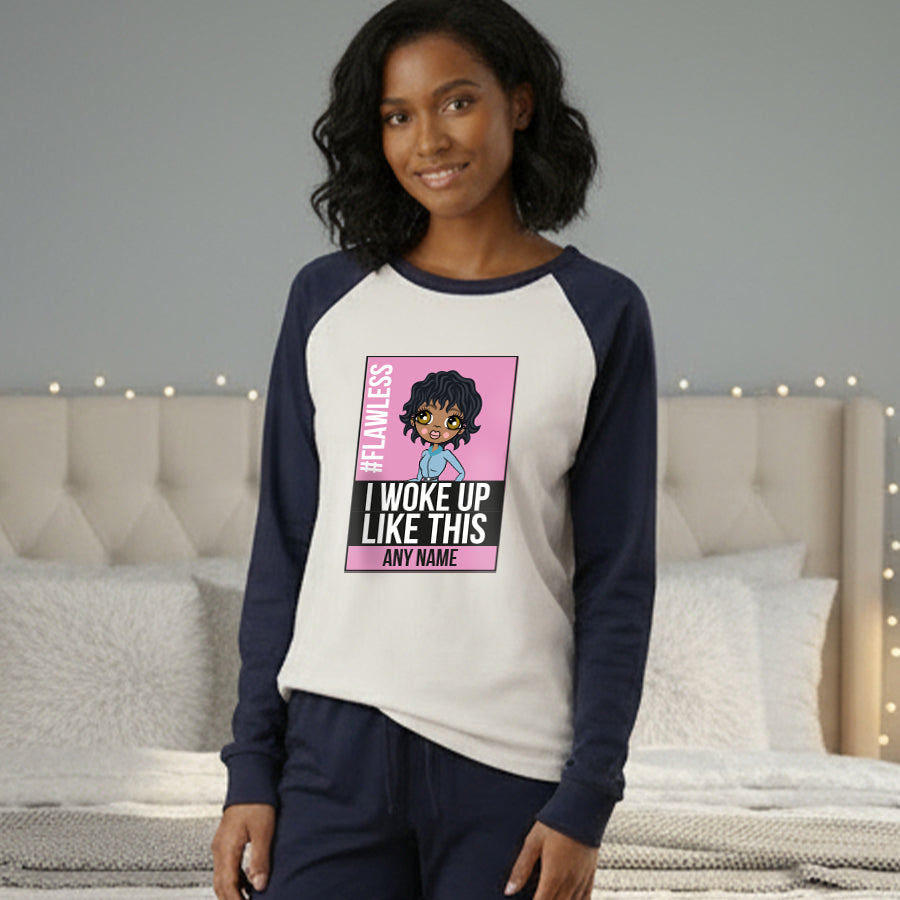 ClaireaBella Personalised Woke Up Like This Pyjamas