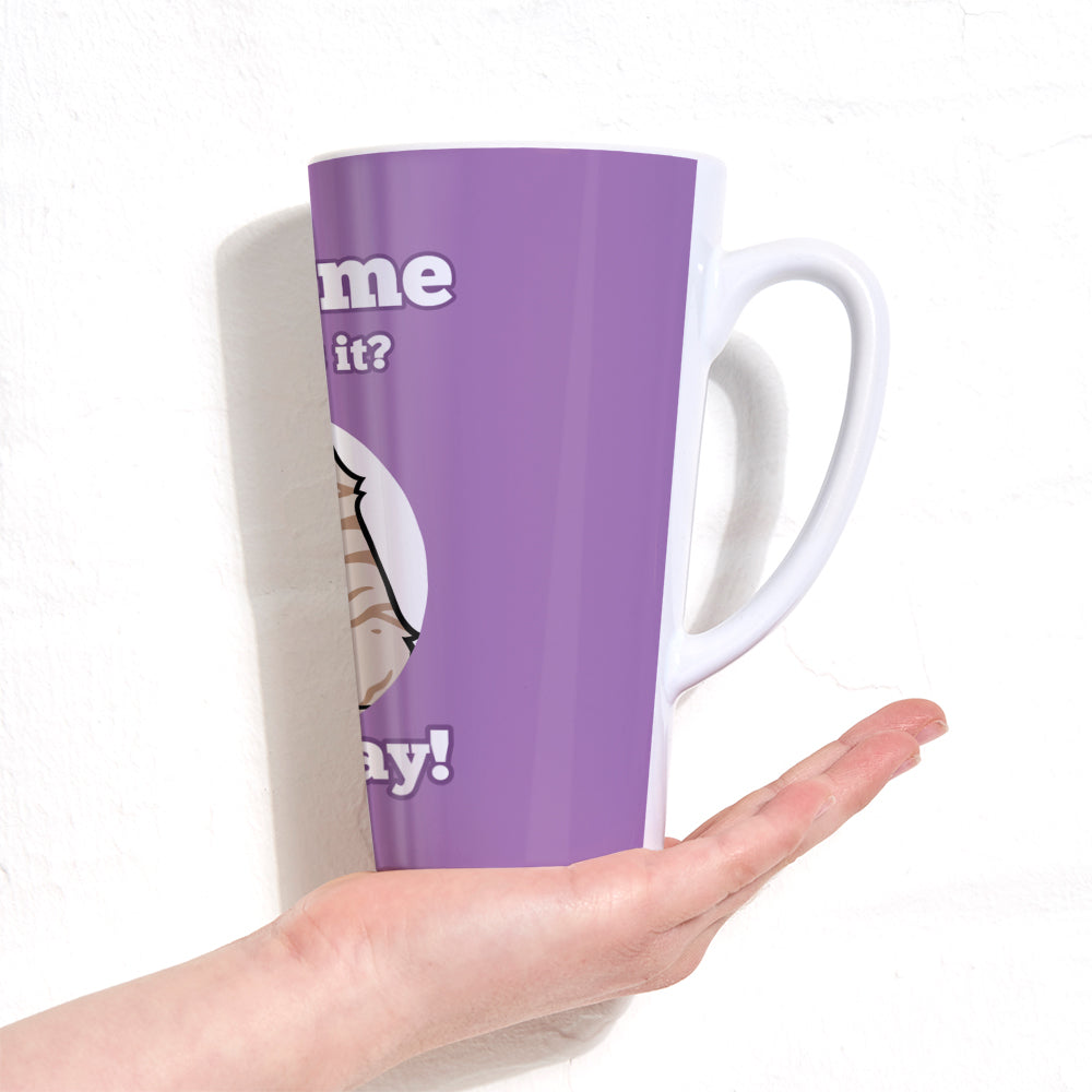 Personalised Cat It's Caturday Latte Mug