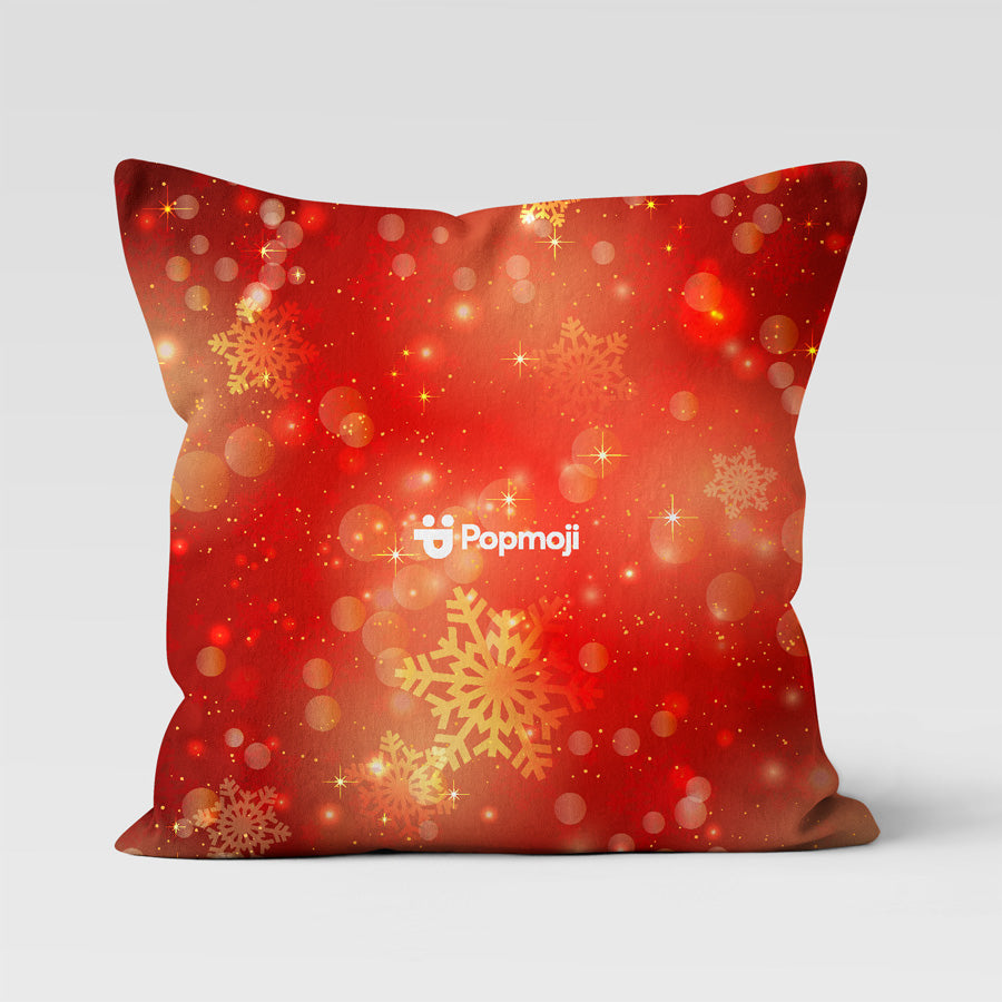 ClaireaBella Girls Personalised Christmas Sparkle Cushion