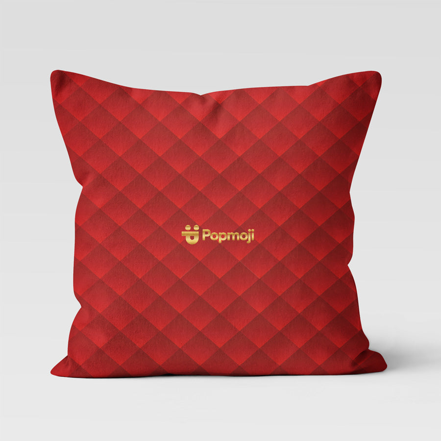 ClaireaBella Girls Personalised Christmas Wreath Cushion