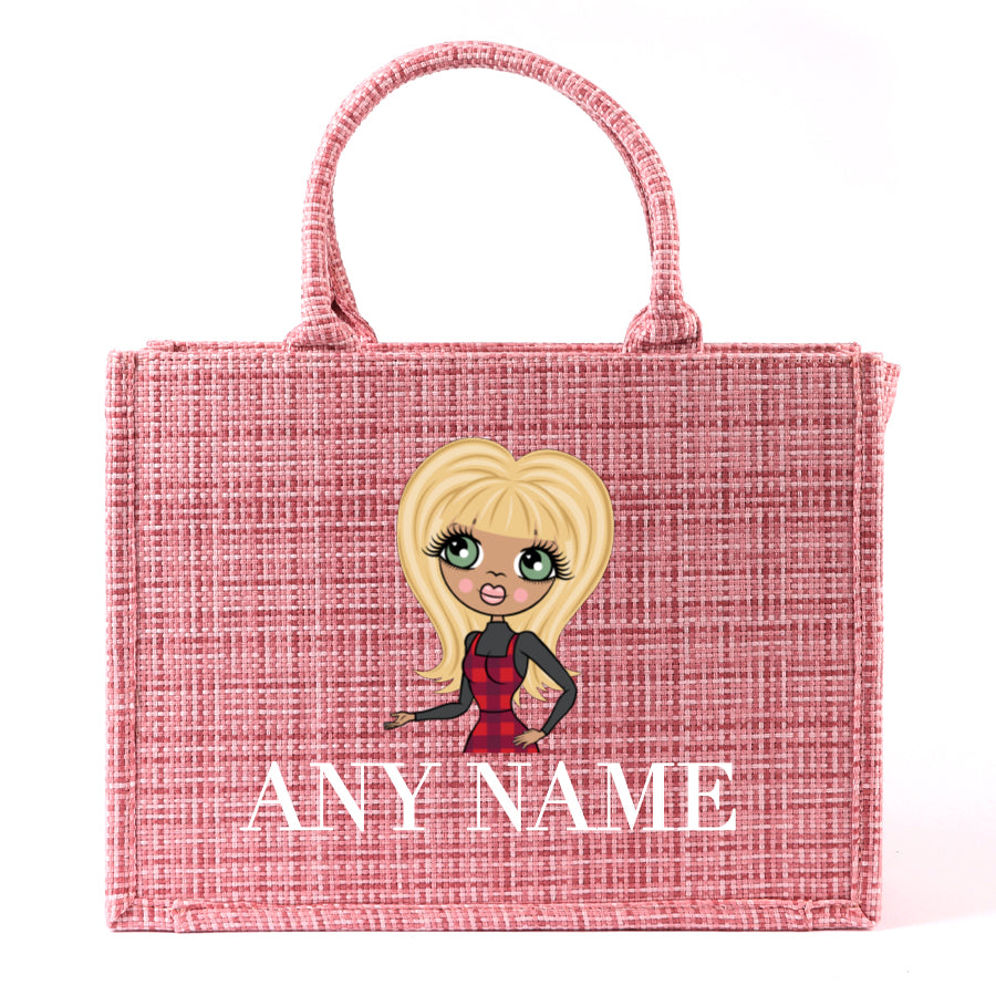 ClaireaBella Personalised LUX Classic Pink Tote Bag