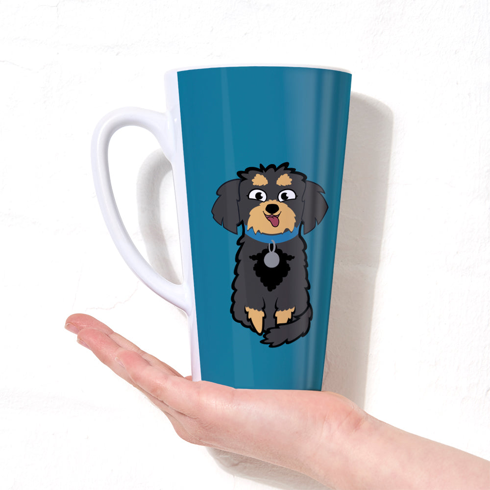 Personalised Dog Mornings Are Ruff Latte Mug