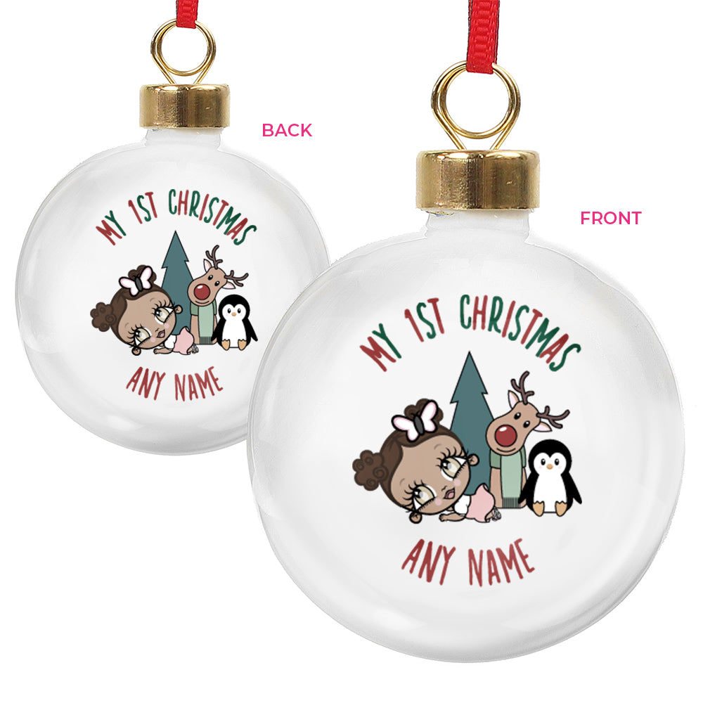 Early Years First Christmas Personalised Shatterproof Bauble