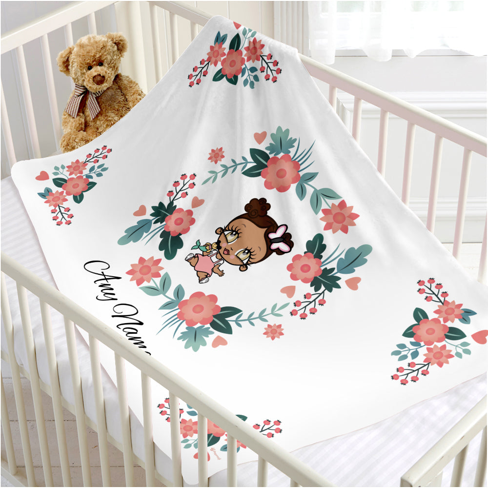 Early Years Classic Floral Fleece Blanket