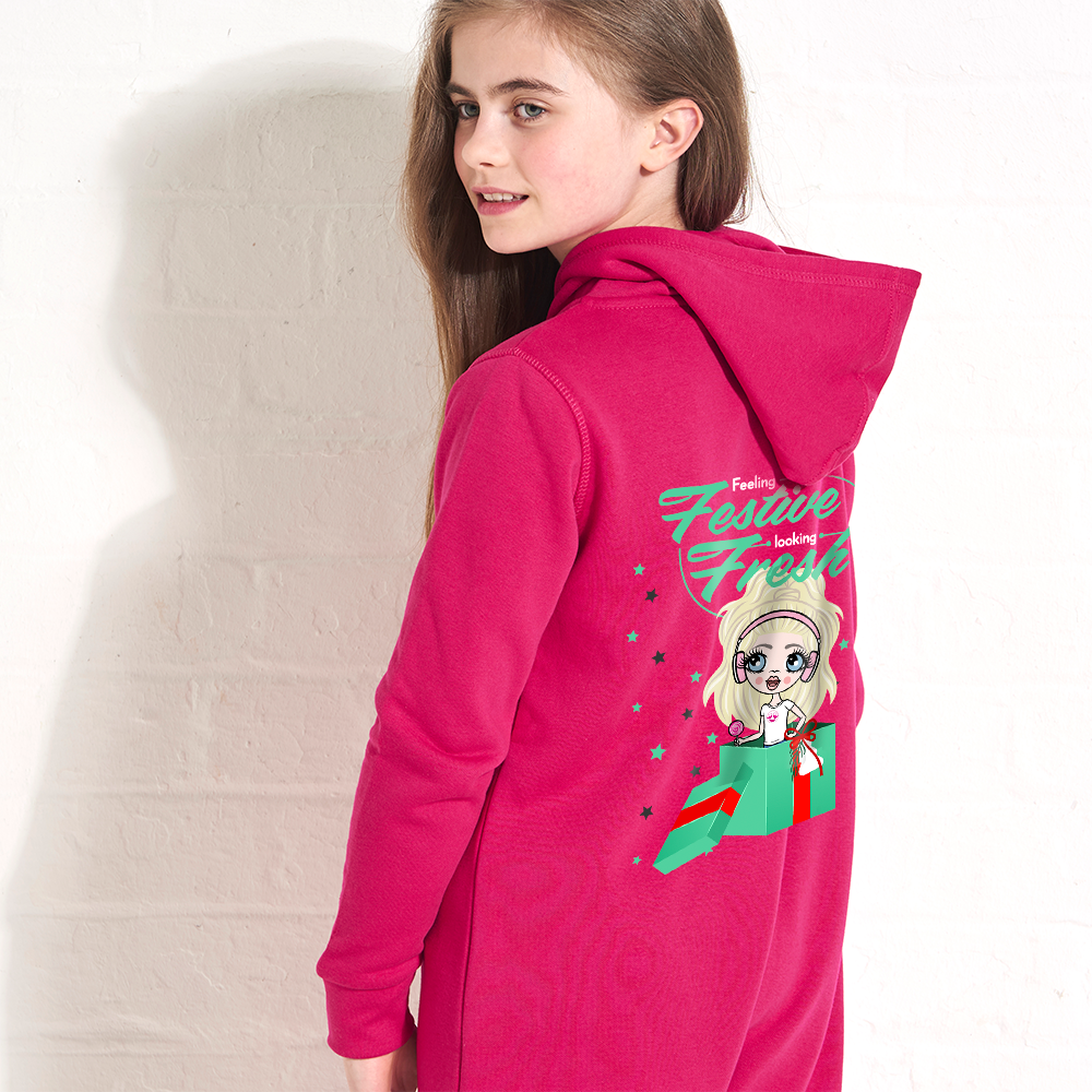 ClaireaBella Girls Feeling Festive Onesie