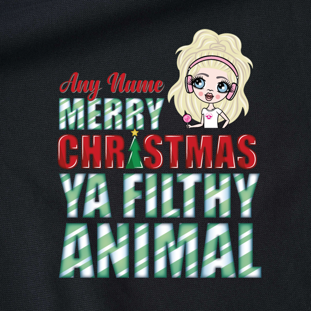 ClaireaBella Girls Filthy Animal Onesie