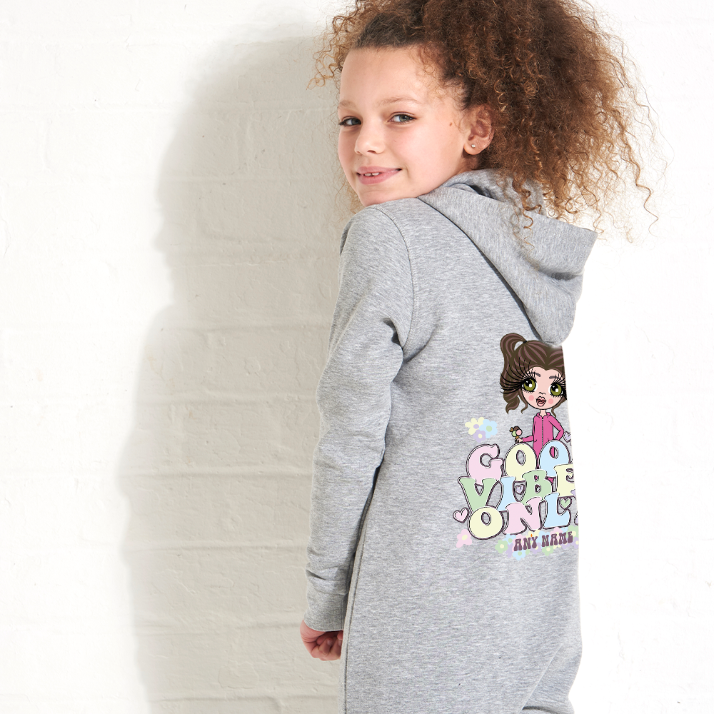 ClaireaBella Girls Good Vibes Onesie