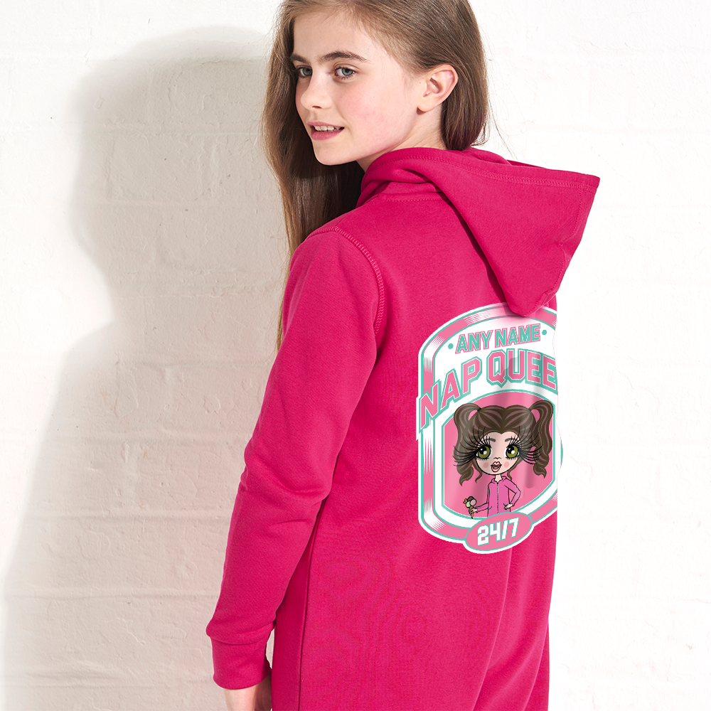 ClaireaBella Girls Nap Queen Onesie