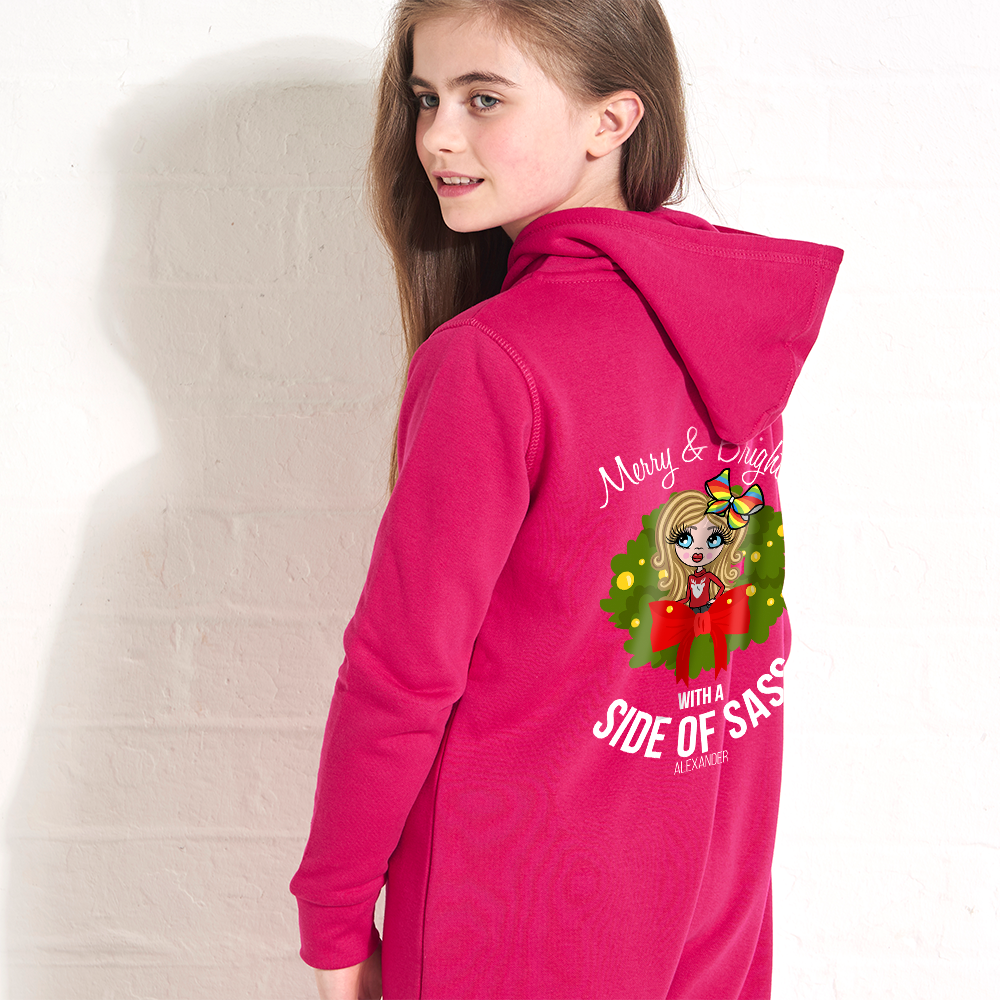 ClaireaBella Girls Side Of Sass Onesie