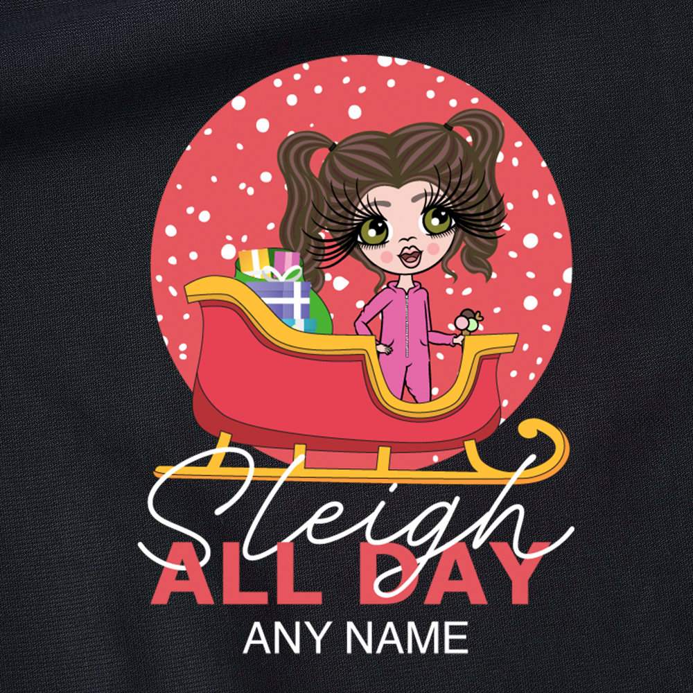 ClaireaBella Girls Sleigh All Day Onesie