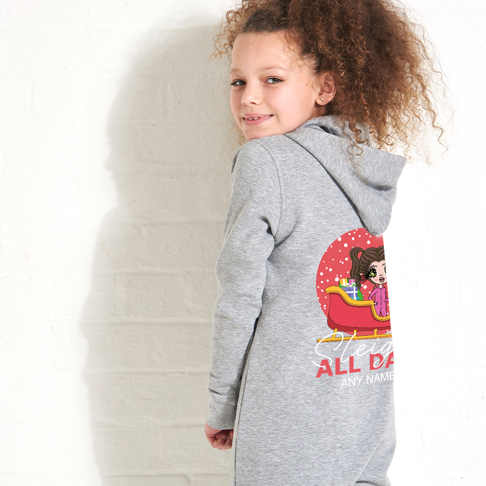 ClaireaBella Girls Sleigh All Day Onesie