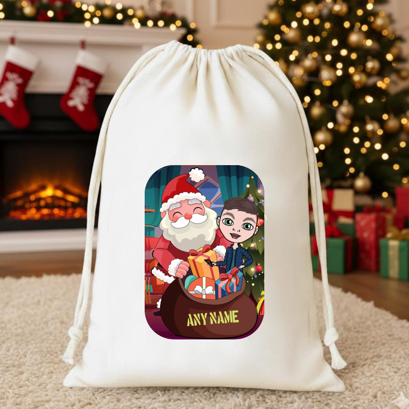 Jnr Boys Personalised Special Package Christmas Sack