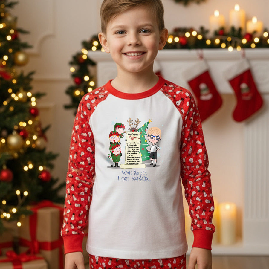 Jnr Boys Personalised I Can Explain Pyjamas