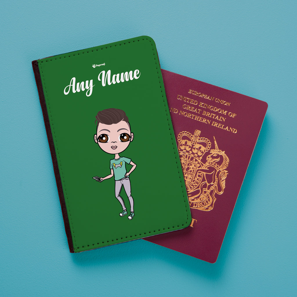 Jnr Boys Green Passport Cover